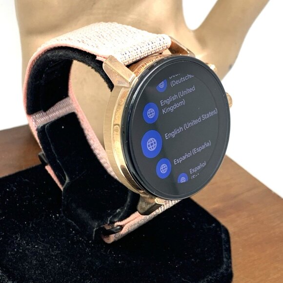 Movado Women's Watch 3660025 Connect 2.0 Rose Gold Pink Nylon Strap 40mm - Picture 13 of 13